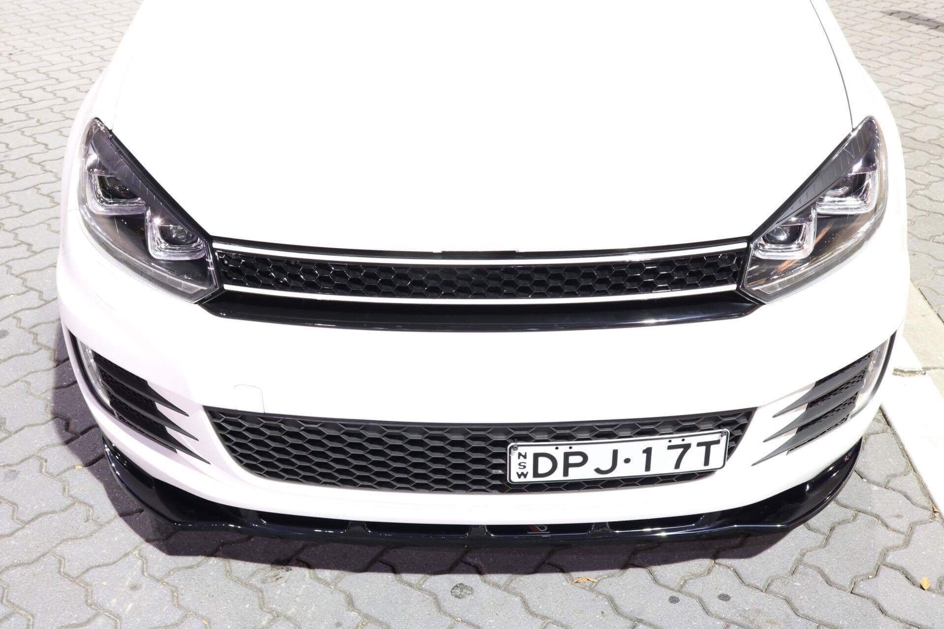 Maxton Design Front Splitter Ver.1 VW Golf Mk6 GTI Front Lip - MODE Auto Concepts