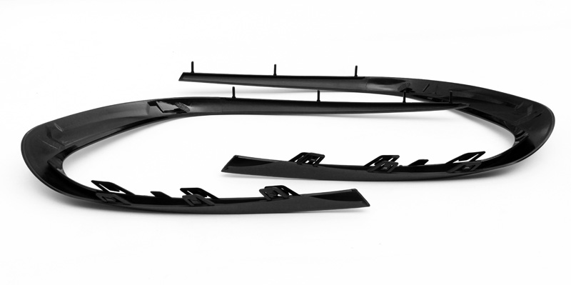 Zero Offset  AMG Style Front Lip & Canards for Mercedes CLA Class C117 Coupe / X117 Wagon 17-19 - MODE Auto Concepts