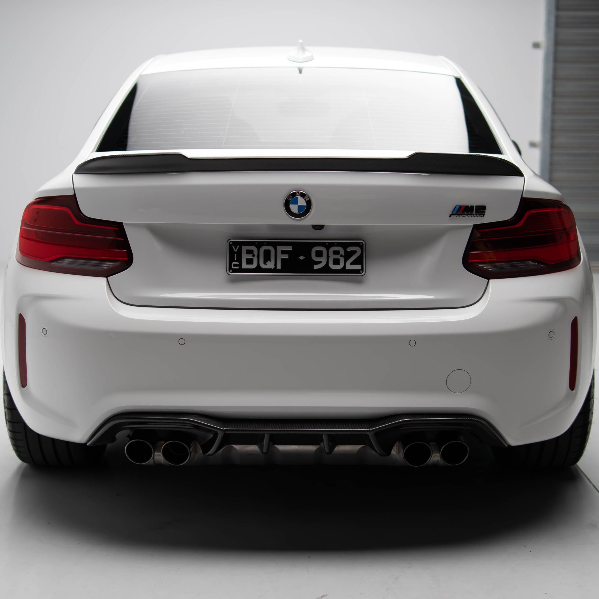 Zero Offset  CS Style Trunk Lid Spoiler Carbon Fibre for BMW 2 Series M2 F22 F87 14-21 - MODE Auto Concepts