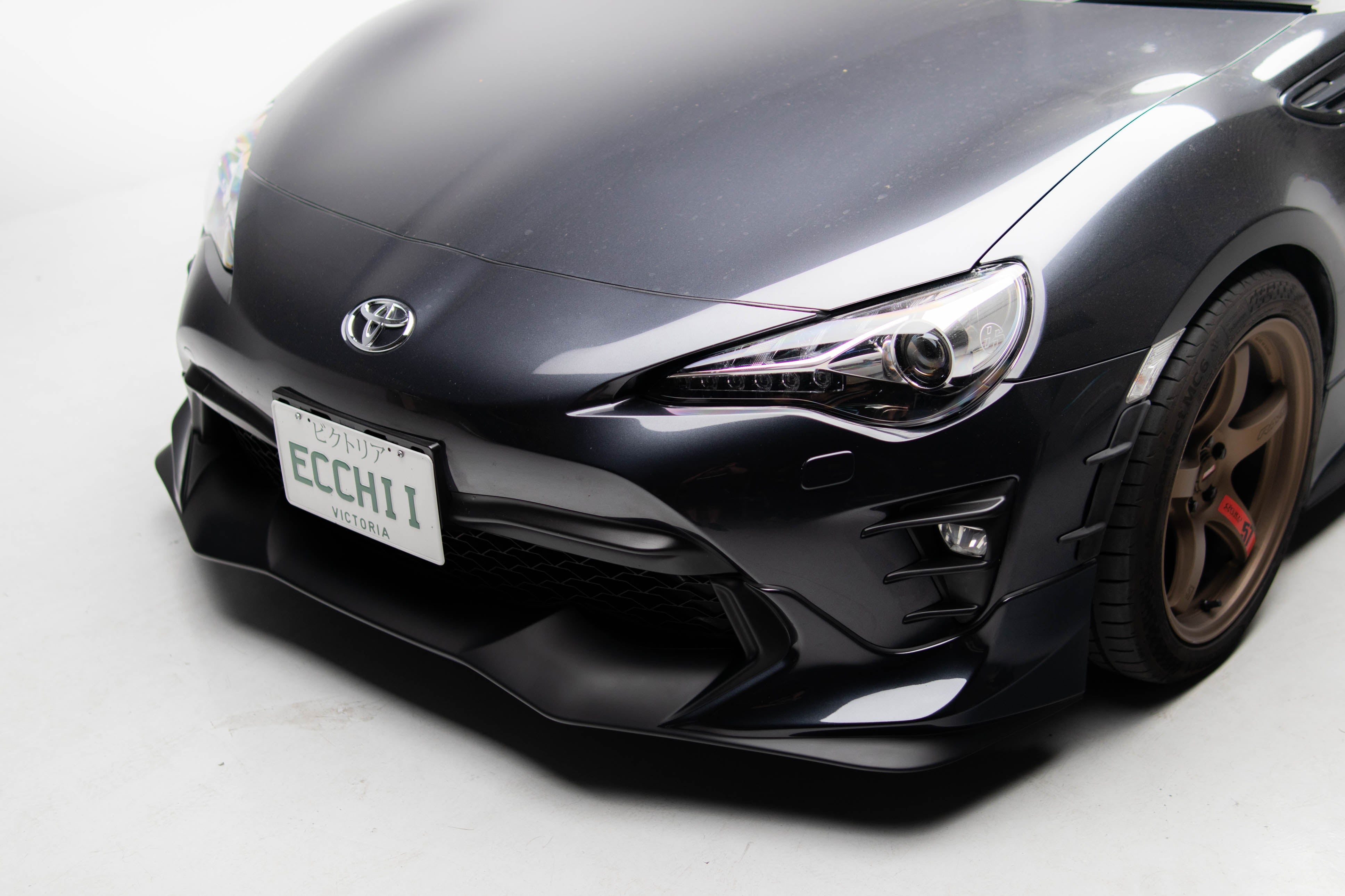 Zero Offset  TRD Style Front Lip for 17-21 Toyota 86 - MODE Auto Concepts