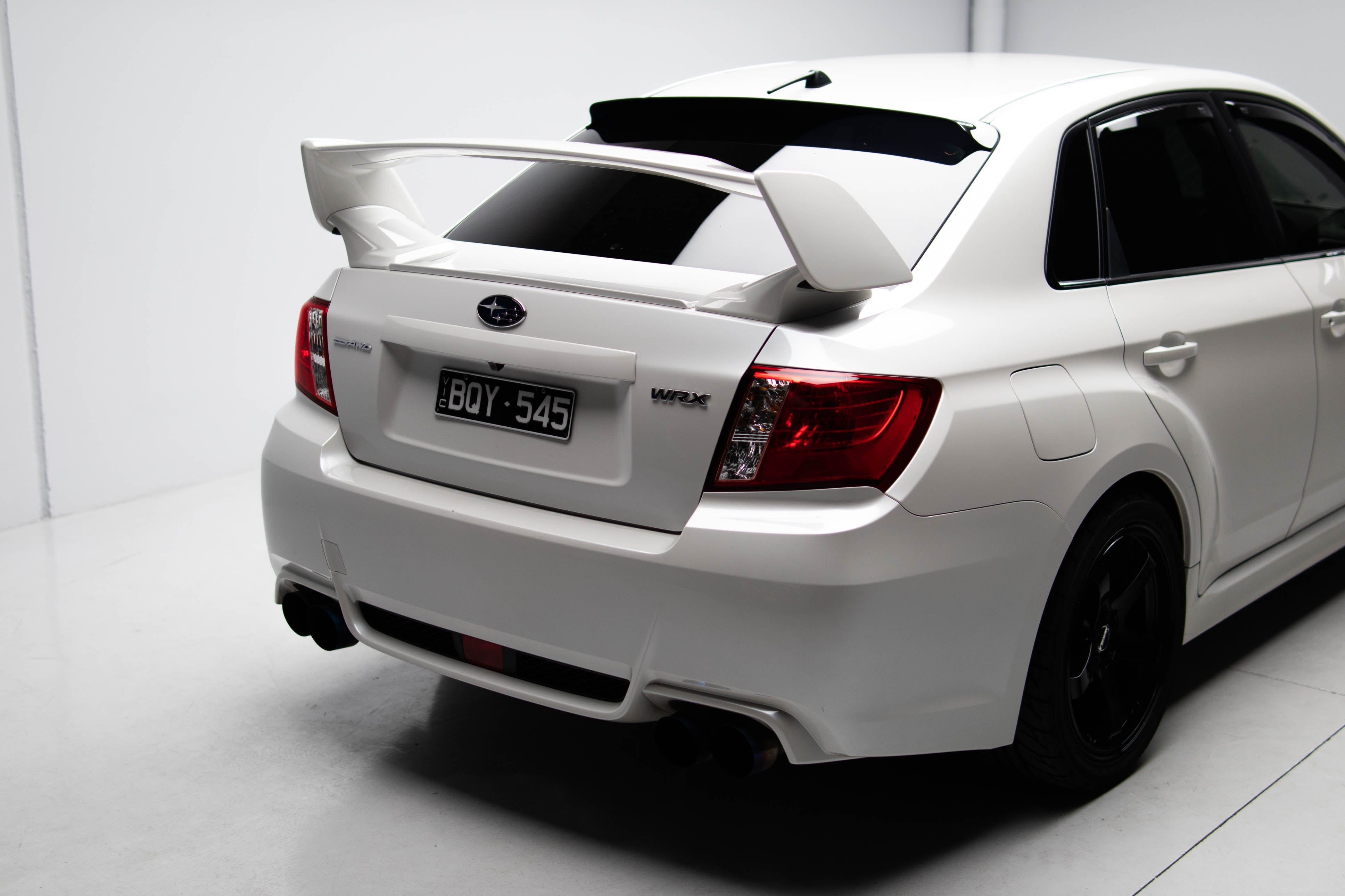 Zero Offset  STI Style Trunk Spoiler + Hole Cover Plate for 08-14 Subaru WRX - MODE Auto Concepts