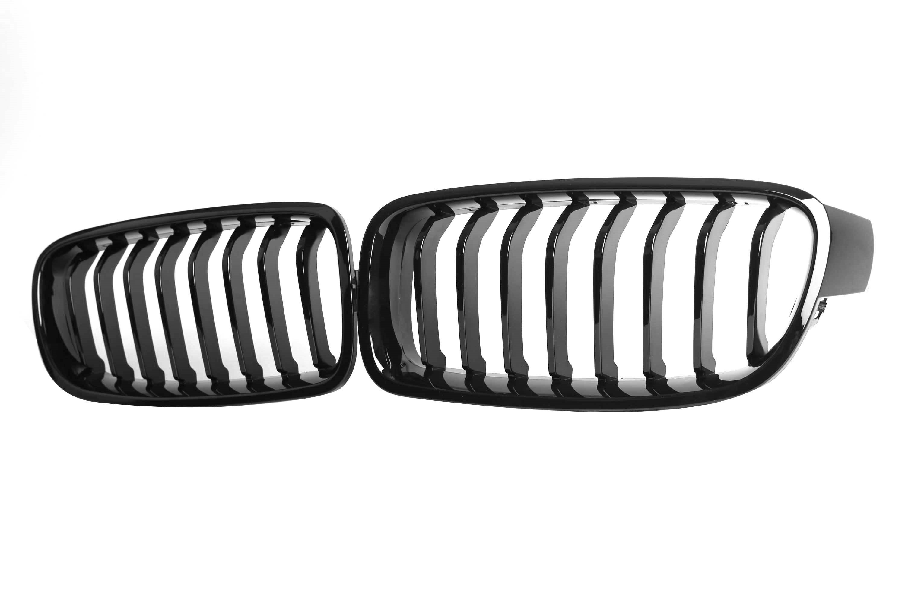 Zero Offset  M Performance Style Gloss Black Grill (Single Slat) For BMW 3 Series F30/F31 12-18 - MODE Auto Concepts