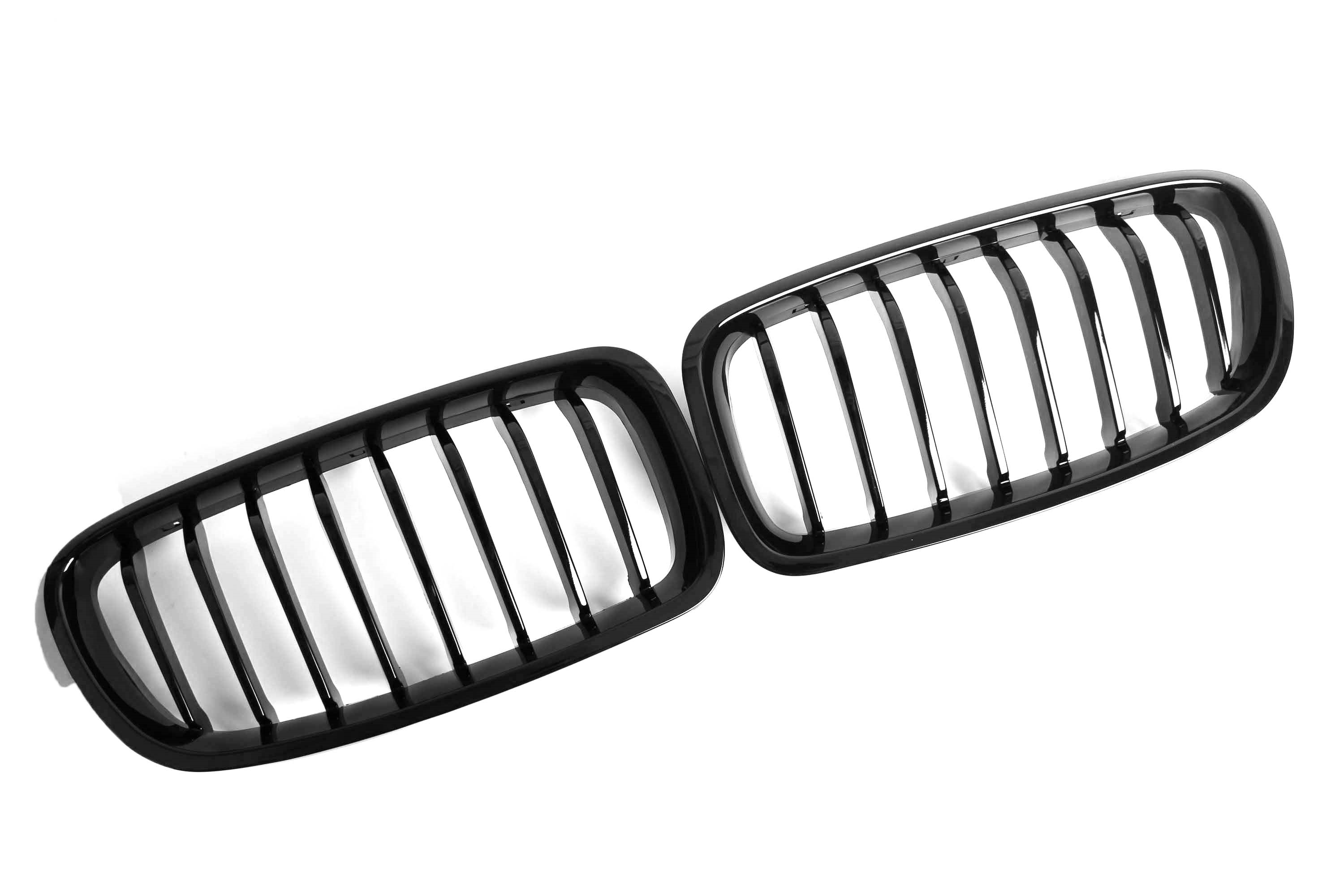 Zero Offset  M Performance Style Gloss Black Grill (Single Slat) For BMW 3 Series F30/F31 12-18 - MODE Auto Concepts