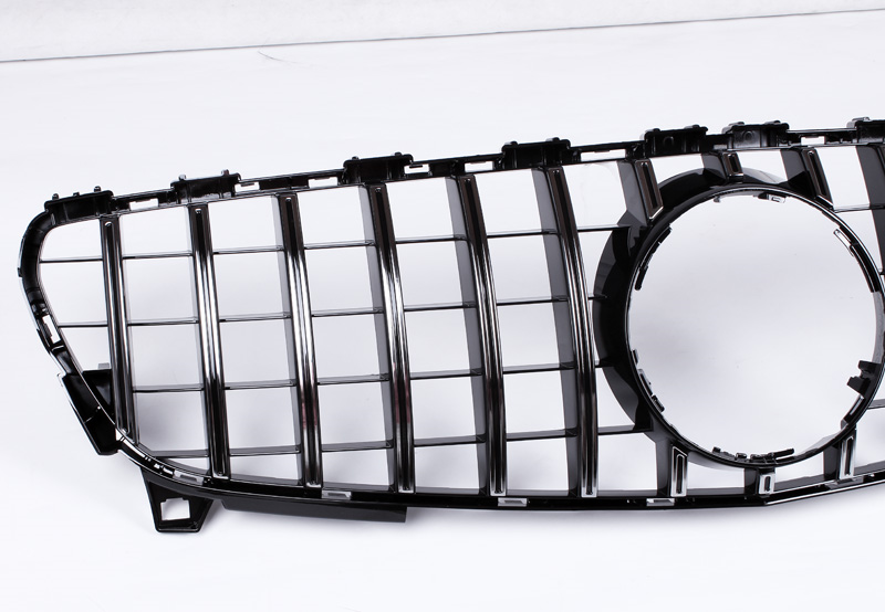 Zero Offset  AMG Panamericana Style Grille for Mercedes A Class W176 16-18 - Silver - MODE Auto Concepts