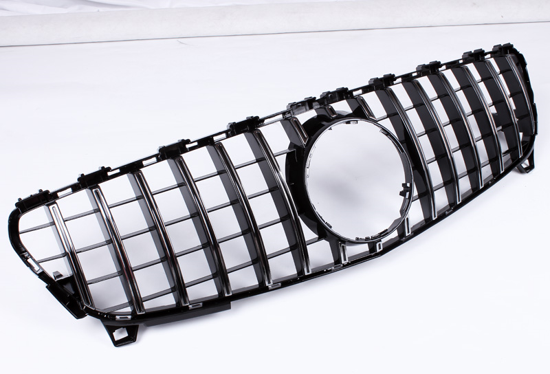 Zero Offset  AMG Panamericana Style Grille for Mercedes A Class W176 16-18 - Silver - MODE Auto Concepts