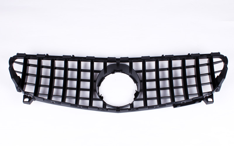 Zero Offset  AMG Panamericana Style Grille for Mercedes A Class W176 16-18 - Silver - MODE Auto Concepts