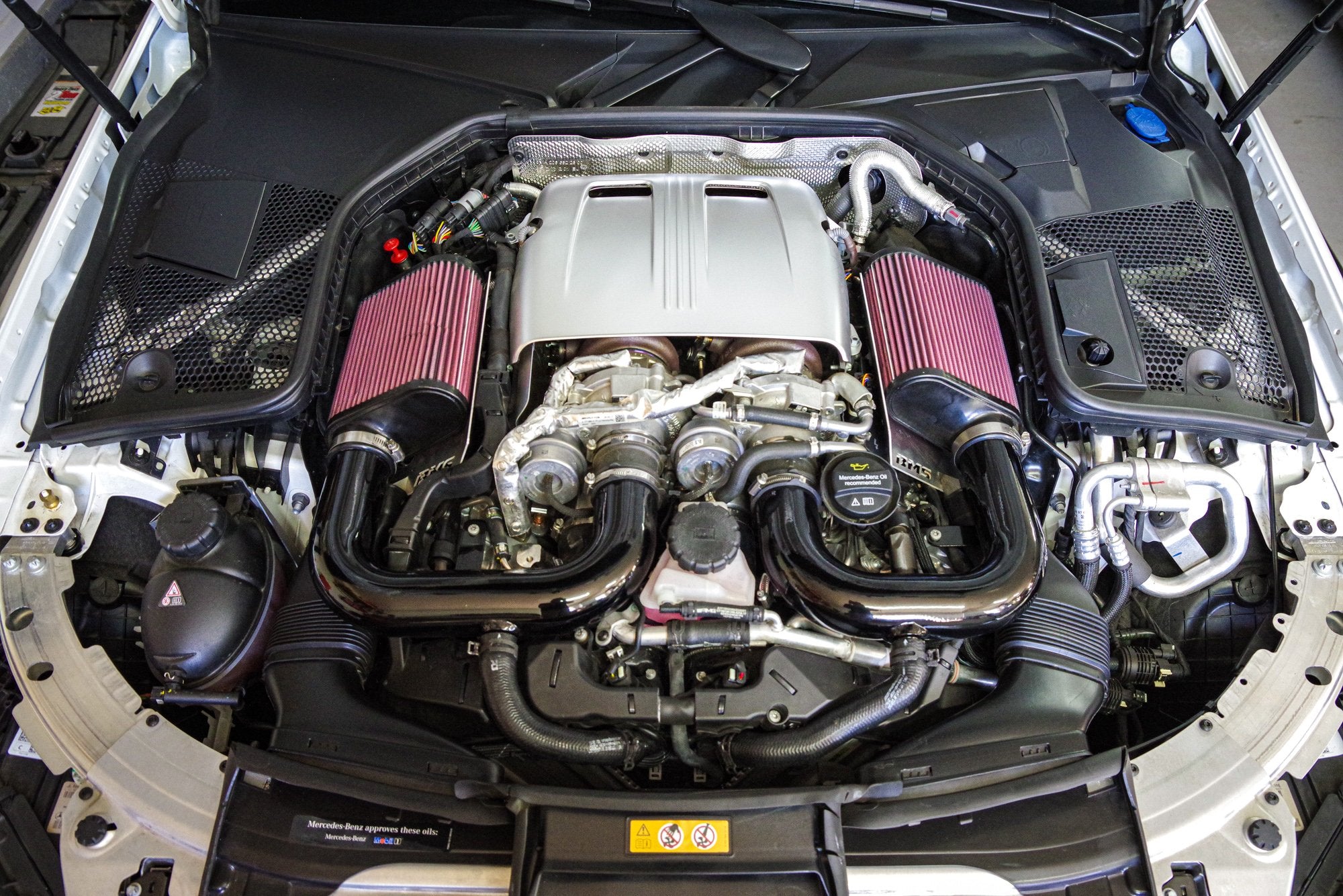 Burger Motorsports Performance Dual Intake suit Mercedes Benz AMG C63 C63S W205 & GLC63 S X253 - MODE Auto Concepts