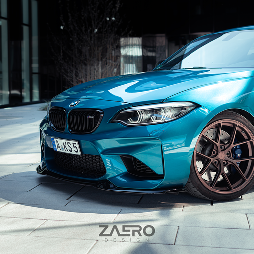 Zaero Designs  EVO-S Front Lip/Splitter for BMW M2 F87 (Pre-LCI) 15-18 - MODE Auto Concepts