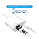Lightning to Ethernet Adapter - RJ45 ENET LAN Network Adapter - Plug & Play with Charge Port - Supports 100Mbps - iPhone & iPad iOS 10.3.3 to iOS 14.8.1 - MODE Auto Concepts