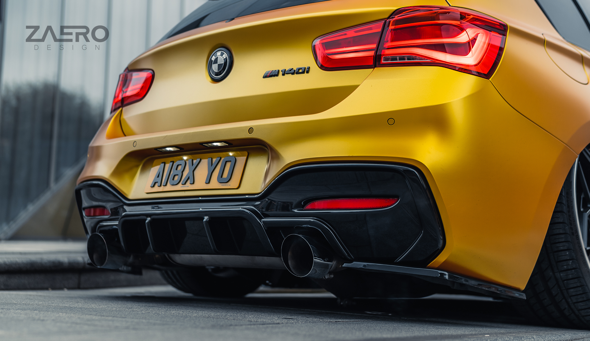 Zaero Designs  EVO-1 Rear Pods for BMW 1 Series F20 (LCI) 16-19 - MODE Auto Concepts