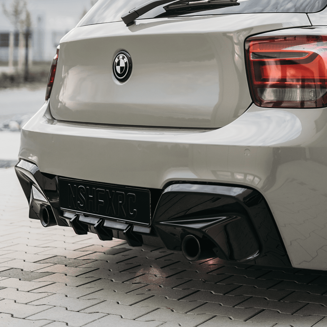 Zaero Designs  EVO-1 Rear Diffuser for BMW 1 Series F20 (Pre LCI) 12-15 - MODE Auto Concepts