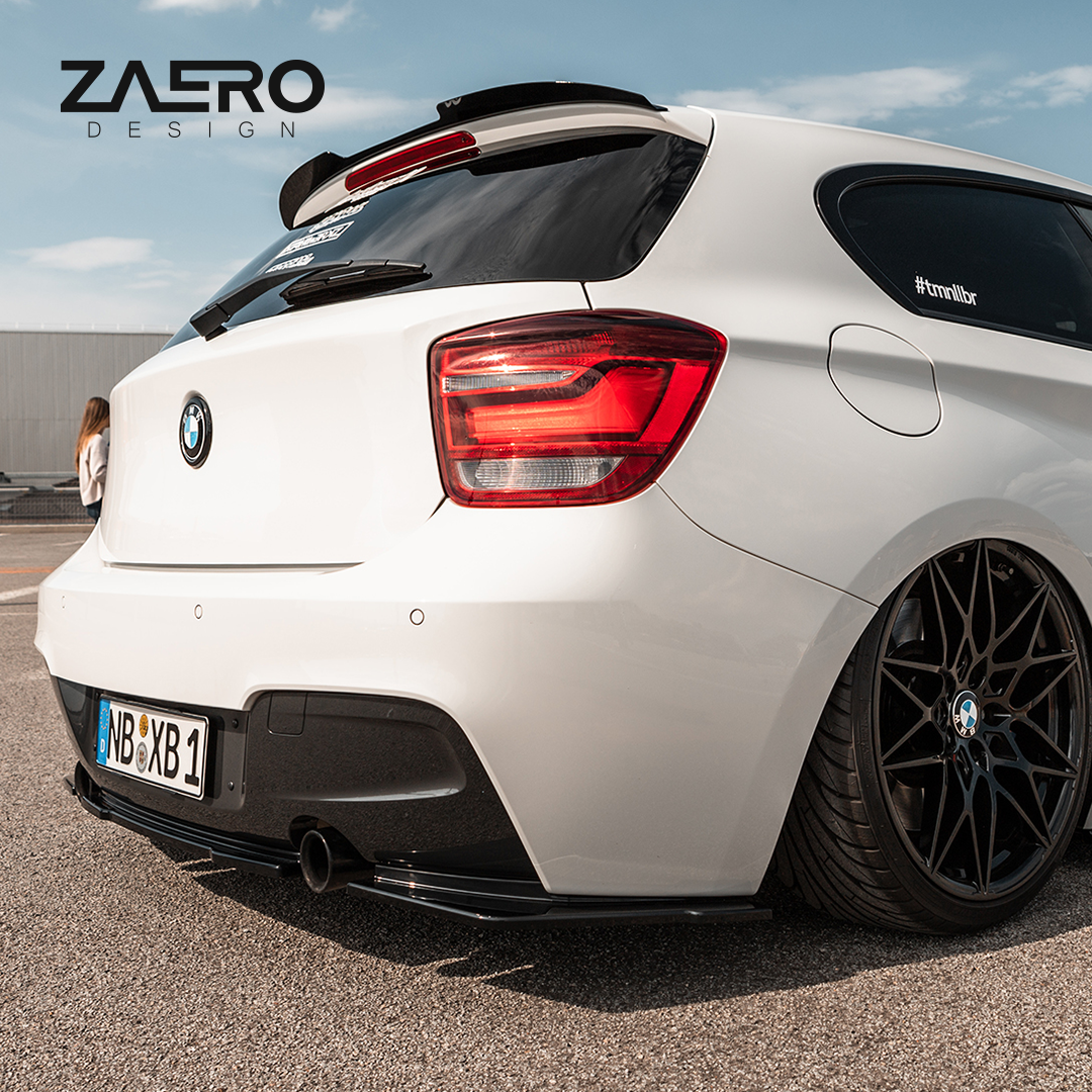 Zaero Designs  EVO-1 Rear Diffuser & Rear Splitters for BMW 1 Series F20 (Pre LCI) 12-15 - MODE Auto Concepts