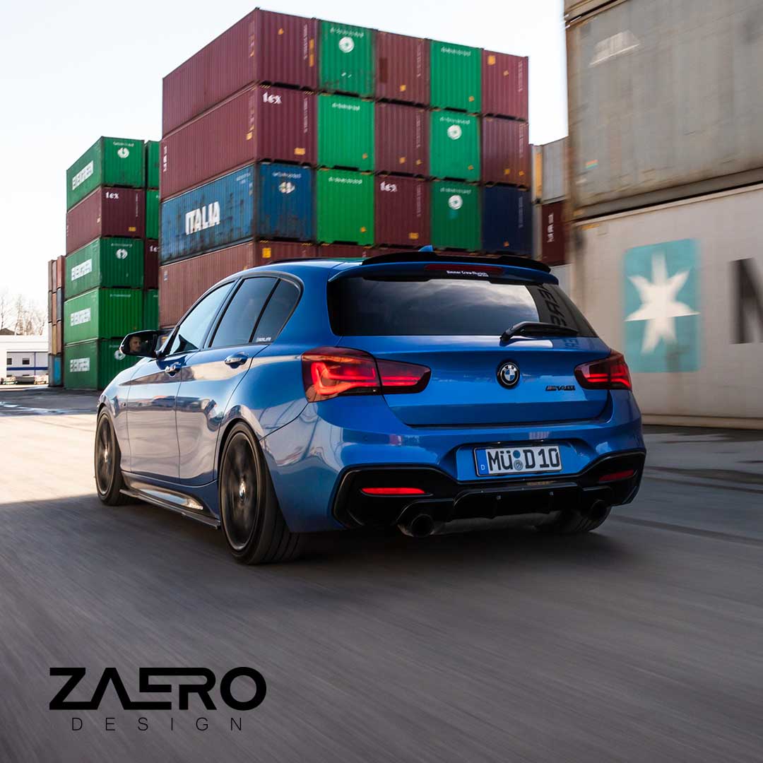 Zaero Designs  EVO-1 Diffuser for BMW 1 Series F20 (LCI) 16-19 [Dual Exit] - MODE Auto Concepts