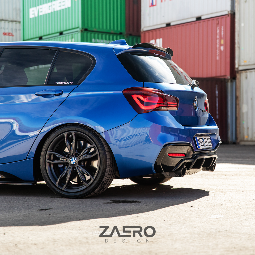 Zaero Designs  EVO-1 Diffuser for BMW 1 Series F20 (LCI) 16-19 [Dual Exit] - MODE Auto Concepts