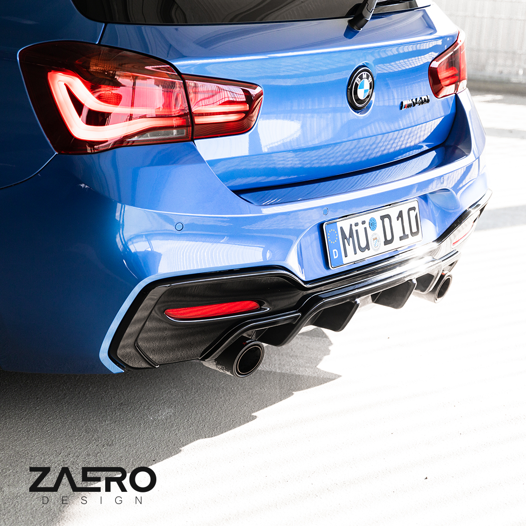 Zaero Designs  EVO-1 Diffuser for BMW 1 Series F20 (LCI) 16-19 [Dual Exit] - MODE Auto Concepts