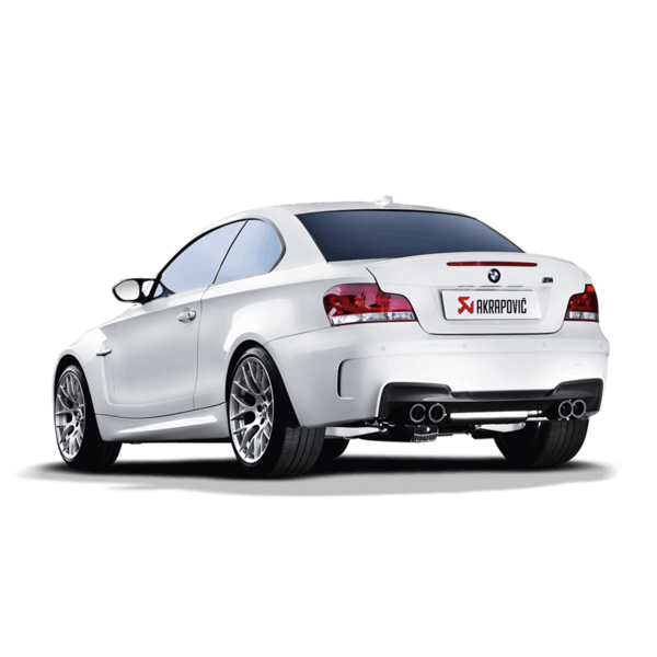 Akrapovic Evolution Line (Titanium) w Carbon Tailpipes suits BMW 1M E82 - MODE Auto Concepts