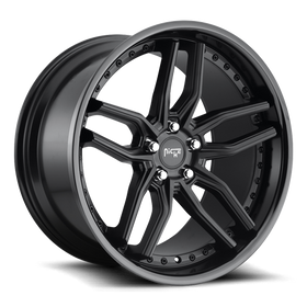 Niche Methos - M194 Satin Black w/ Gloss Black Lip - MODE Auto Concepts