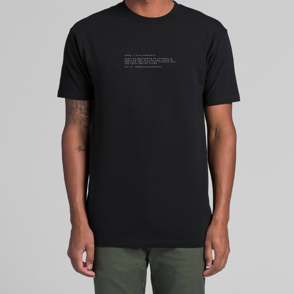 MODE "Push the Boundaries" T-Shirt Black Ltd. Edition 1 of 100 - MODE Auto Concepts