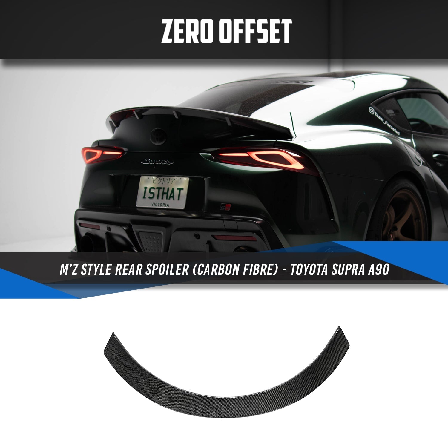 Zero Offset  M'Z Style Full Splitter Kit (Carbon Fibre) for Toyota Supra A90 - MODE Auto Concepts