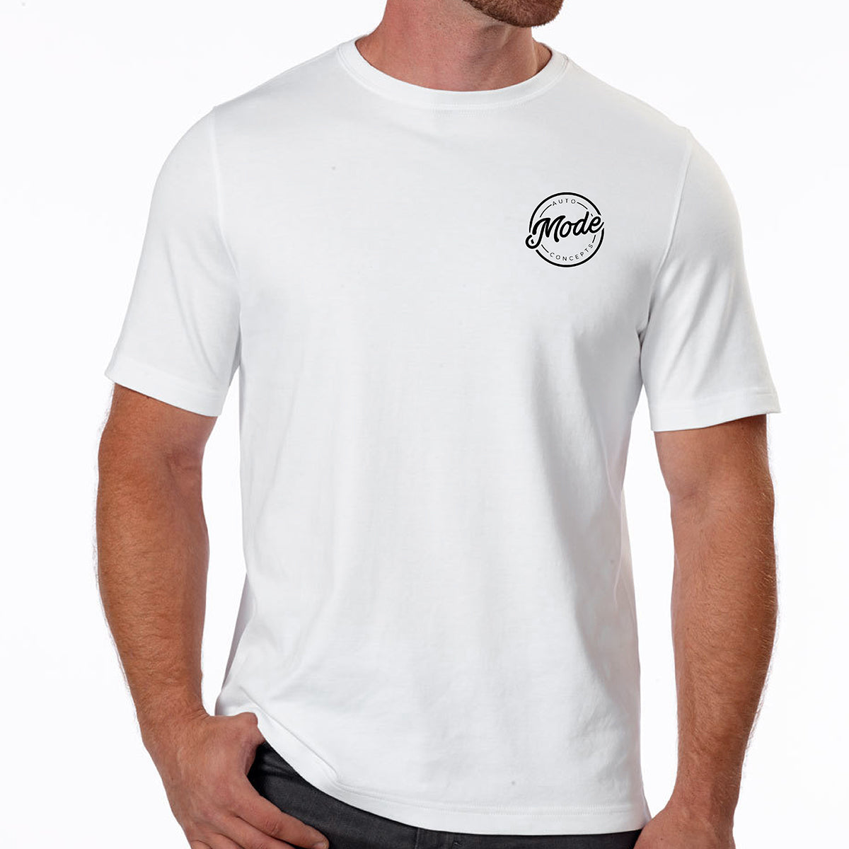 MODE Circle T-Shirt White Ltd. Edition 1 of 100 - MODE Auto Concepts