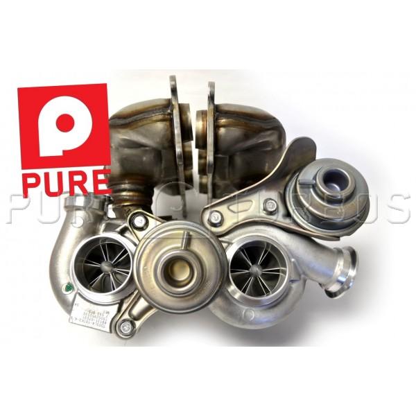 Pure Turbos Stage 2 Turbo Upgrade 450-600whp suit BMW N54 135i 335i - MODE Auto Concepts