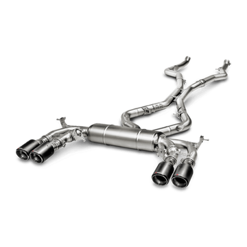 Akrapovic Evolution Line (Titanium) w Carbon Tailpipes suits BMW X5M/X6M F85/F86 - MODE Auto Concepts