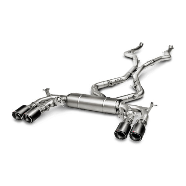 Akrapovic Evolution Line (Titanium) w Carbon Tailpipes suits BMW X5M/X6M F85/F86 - MODE Auto Concepts