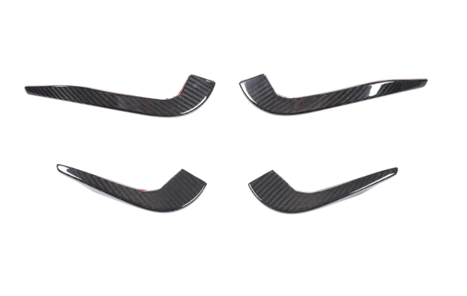 Zero Offset  ZO Exclusive Front Bumper Canards for Audi RS3 17-21 (8V) [SEDAN] (Carbon Fibre) - MODE Auto Concepts