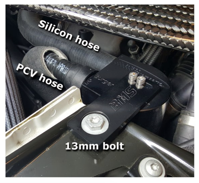 Burger Motorsports Turbo Double Baffle Oil Catch Can for S55 BMW M2C/M3/M4 - MODE Auto Concepts
