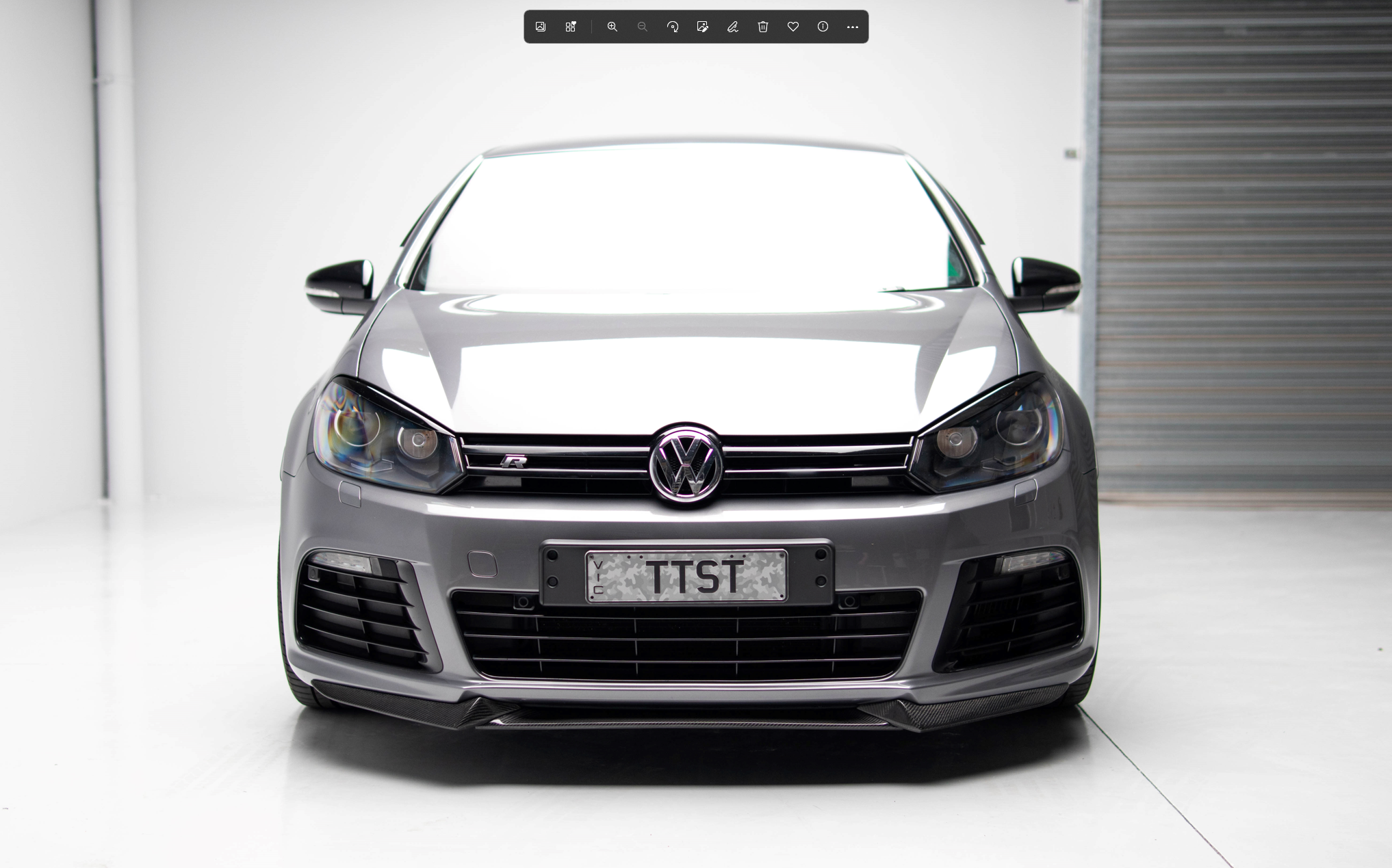 Zero Offset  OSIR Style Front Lip (Carbon Fibre) for Volkswagen Golf MK6 R - 2009-14 - MODE Auto Concepts