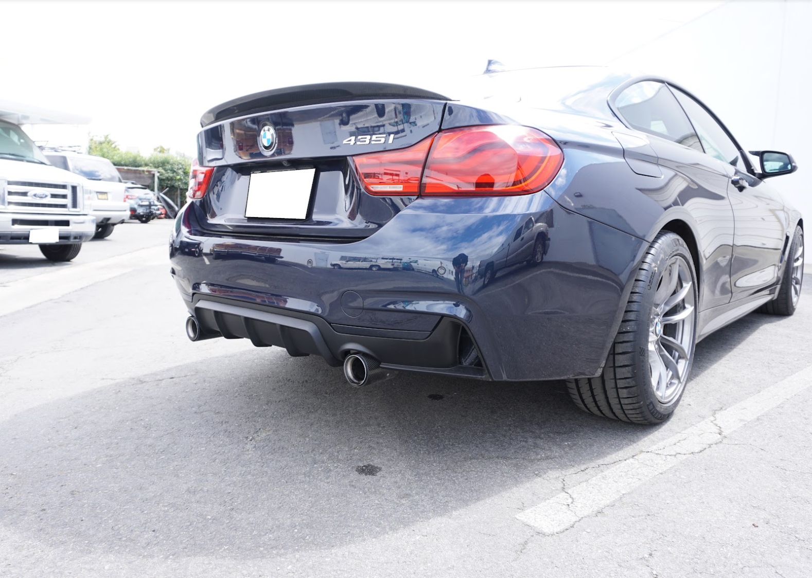 Zero Offset  M Performance Style Rear Diffuser for BMW 4 Series (F32) 13-19 - MODE Auto Concepts