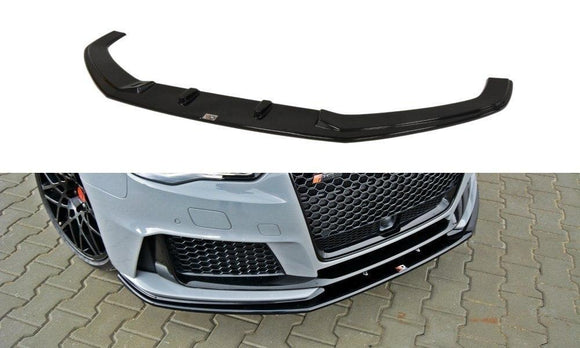 Maxton Design Audi RS3 8VA Sportback Front Splitter Lip V2 - MODE Auto Concepts