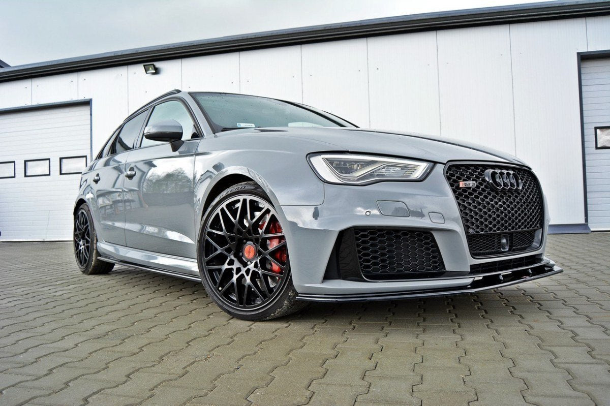 Maxton Design Audi RS3 8VA Sportback Front Splitter Lip V2 - MODE Auto Concepts
