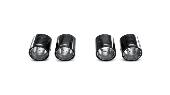 Akrapovic BMW E82 1M Carbon Tail pipe set - MODE Auto Concepts