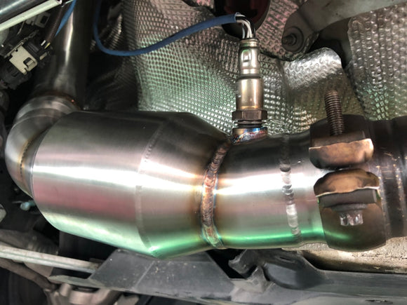 MODE Design Performance Catted Downpipes V2.0 (3.5") w/200cpsi Sport Cat suits Mercedes Benz C63s W205 AMG Sedan, Coupe & Wagon - MODE Auto Concepts