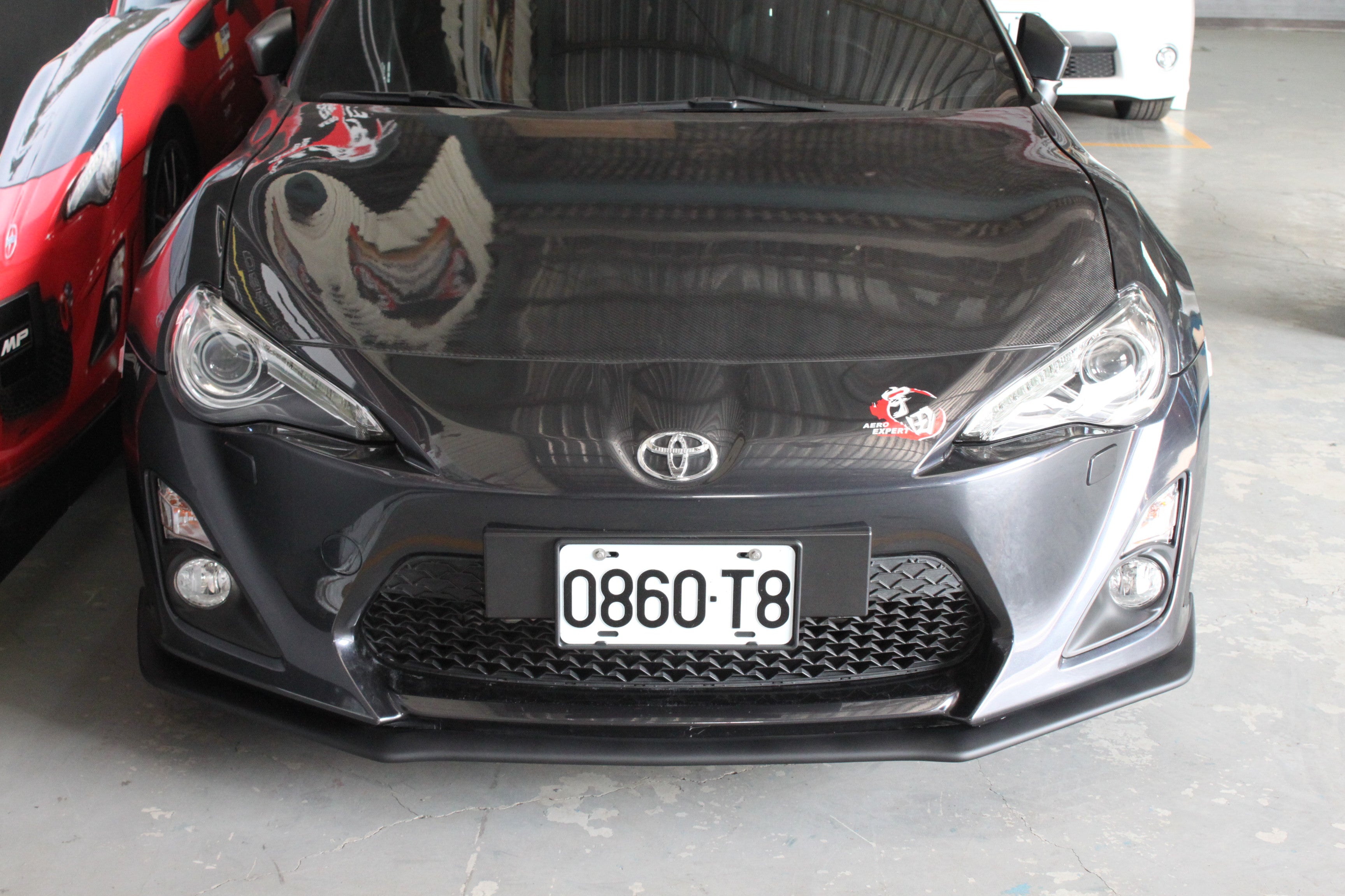 Zero Offset  STI Style Front Lip for 12-16 Toyota 86 (ZN6) - MODE Auto Concepts