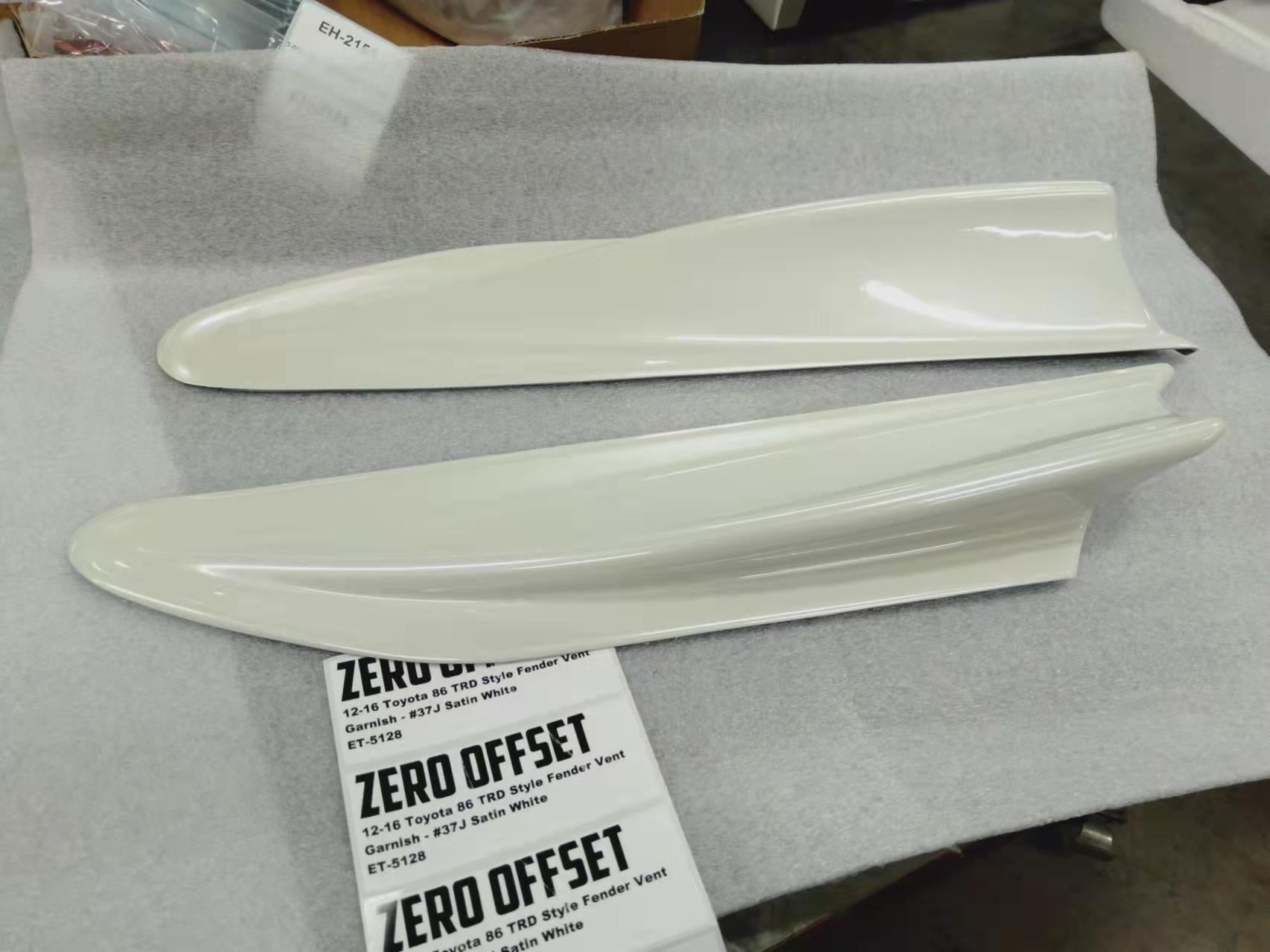 Zero Offset  TRD Style Fender Vent Garnish for 12-16 Toyota 86 (ZN6) - MODE Auto Concepts