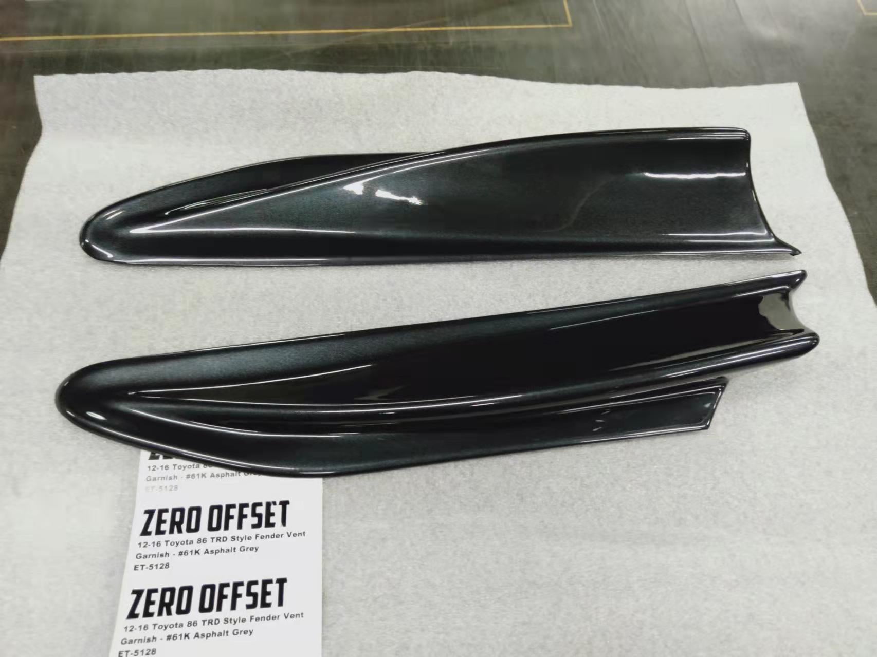 Zero Offset  TRD Style Fender Vent Garnish for 12-16 Toyota 86 (ZN6) - MODE Auto Concepts