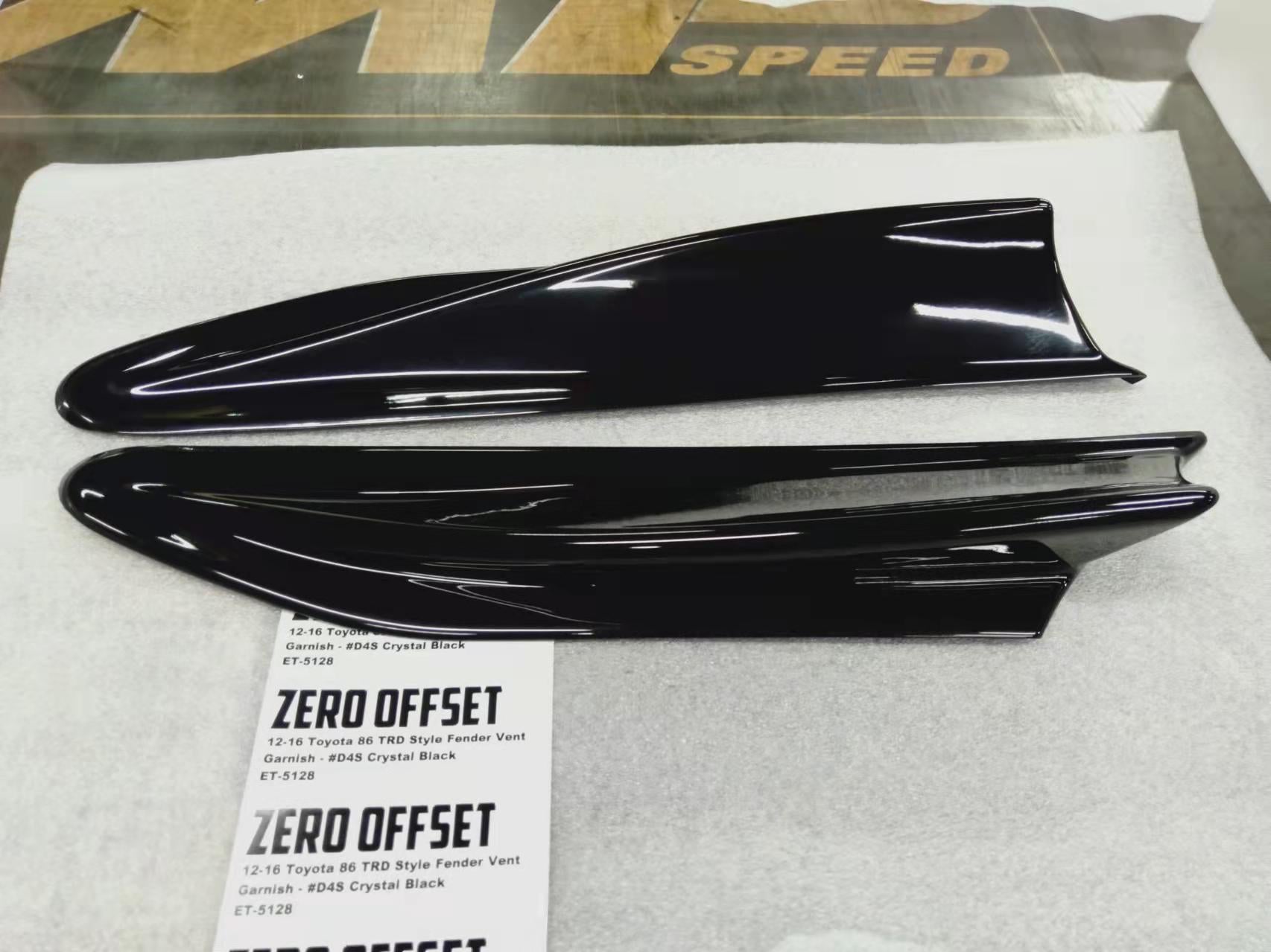 Zero Offset  TRD Style Fender Vent Garnish for 12-16 Toyota 86 (ZN6) - MODE Auto Concepts