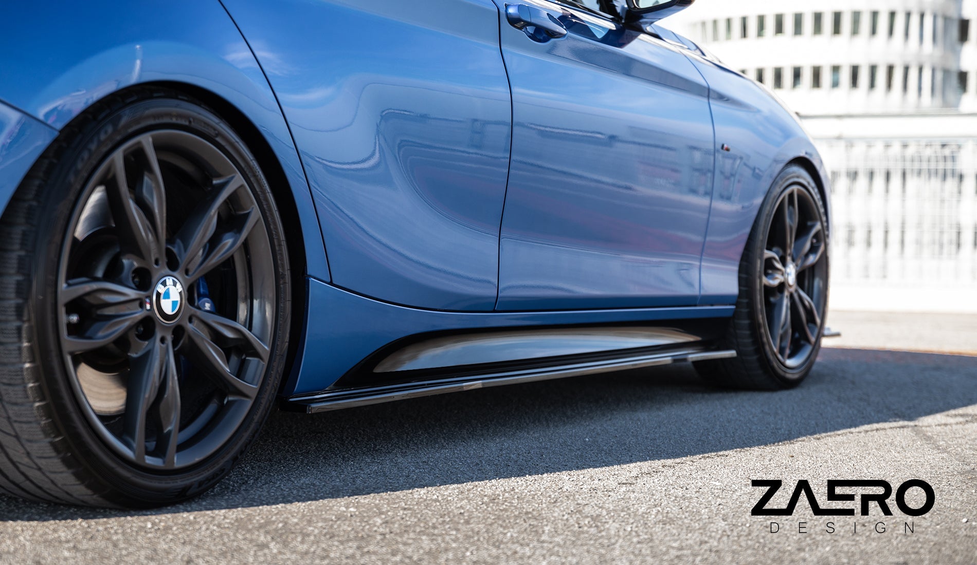 Zaero Designs  EVO-1 Side Splitter for BMW 1 Series F20 (Pre LCI) 12-15 - MODE Auto Concepts