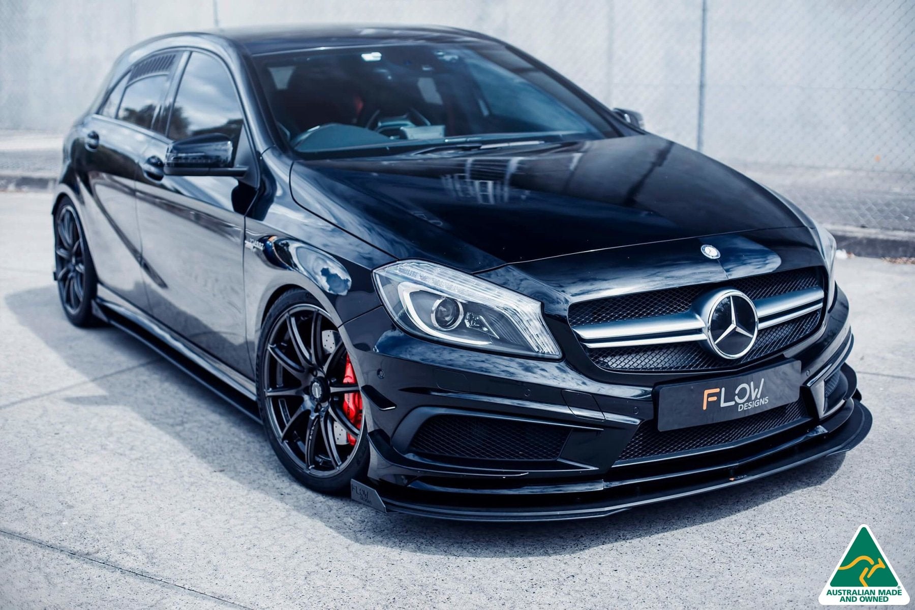 A45 AMG W176 (PFL) Front Splitter Winglets (Pair) - MODE Auto Concepts