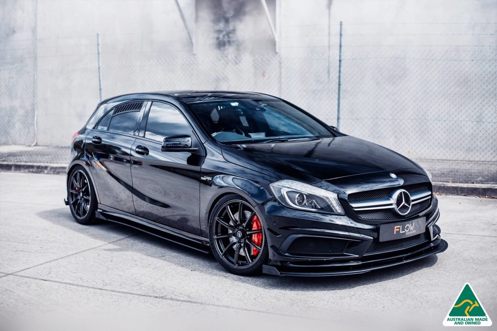 A45 AMG W176 (PFL) Full Lip Splitter Set - MODE Auto Concepts