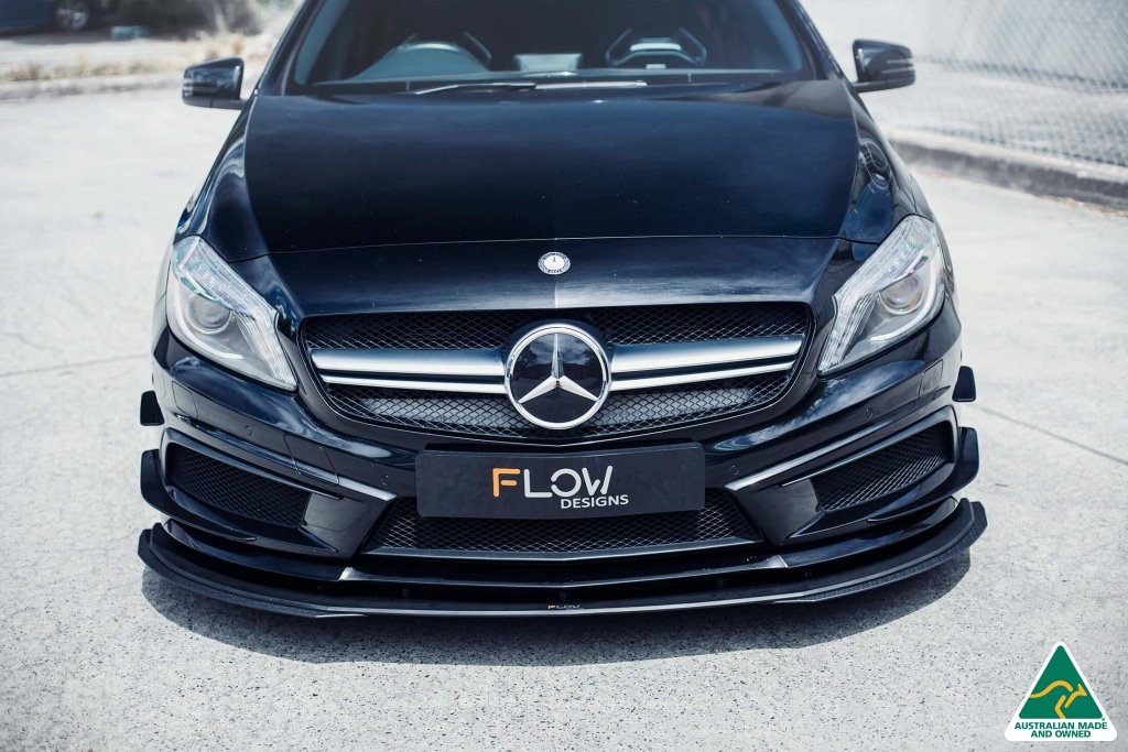 A45 AMG W176 (PFL) Full Lip Splitter Set - MODE Auto Concepts