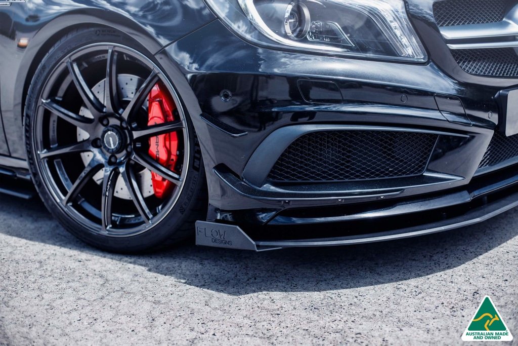 A45 AMG W176 (PFL) Full Lip Splitter Set - MODE Auto Concepts