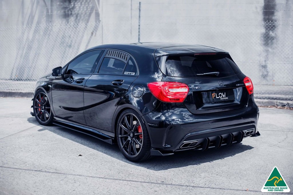 A45 AMG W176 (PFL) Full Lip Splitter Set - MODE Auto Concepts