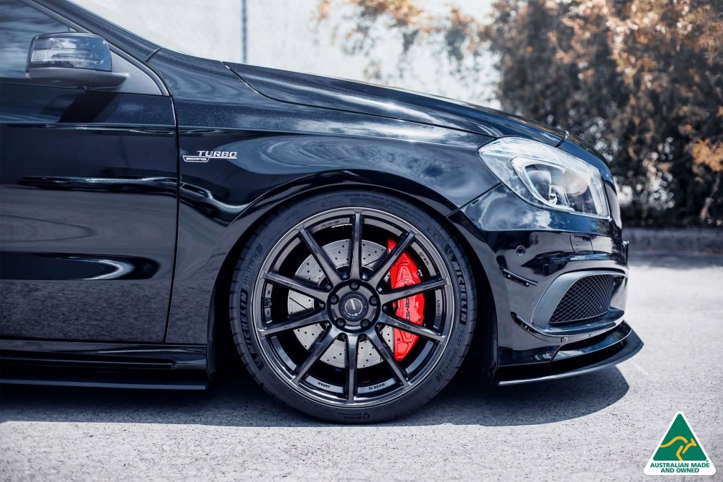 A45 AMG W176 (PFL) Front Lip Splitter - MODE Auto Concepts