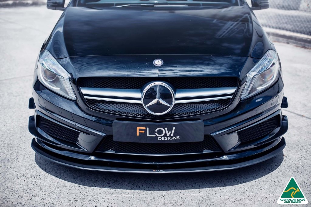 A45 AMG W176 (PFL) Front Lip Splitter - MODE Auto Concepts