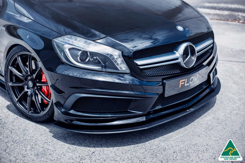 A45 AMG W176 (PFL) Front Lip Splitter - MODE Auto Concepts