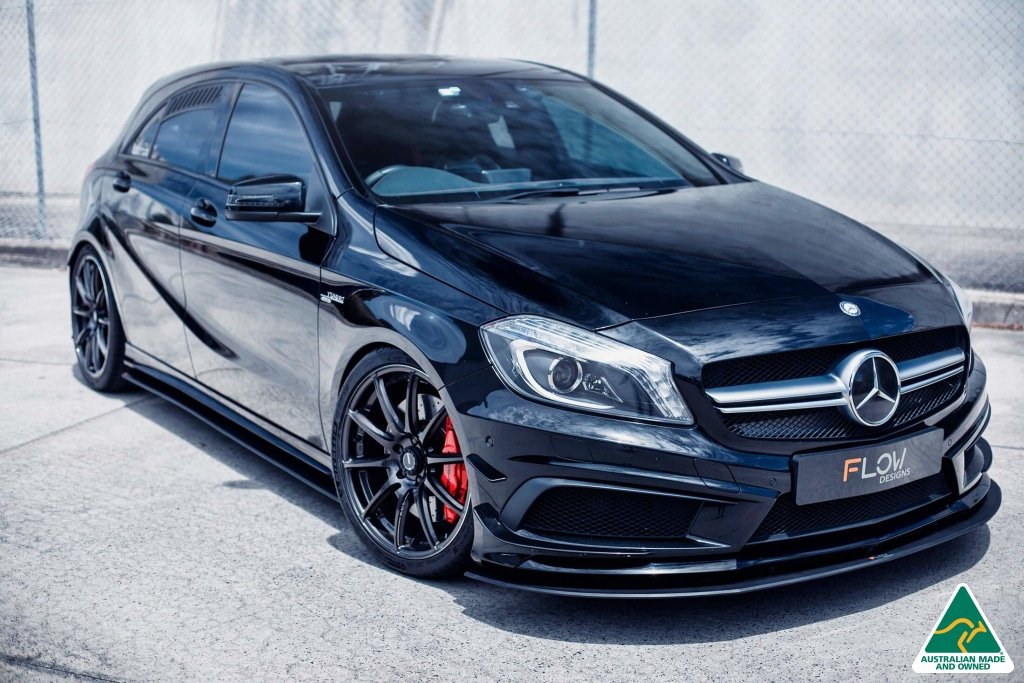 A45 AMG W176 (PFL) Front Lip Splitter - MODE Auto Concepts