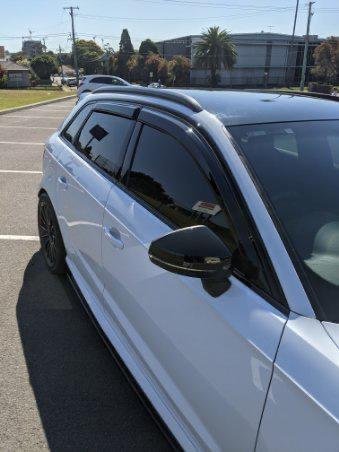 ABW Window Visors | Weather Shields suit 2013 - 2019 Audi A3/S3/RS3 Hatch - MODE Auto Concepts